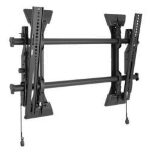 CHIEF Medium New FUSION 2.0 - Kit montaggio (montaggio a muro) - per display LCD - acciaio - nero - dimensione schermo: 26"-47" - installabile a parete